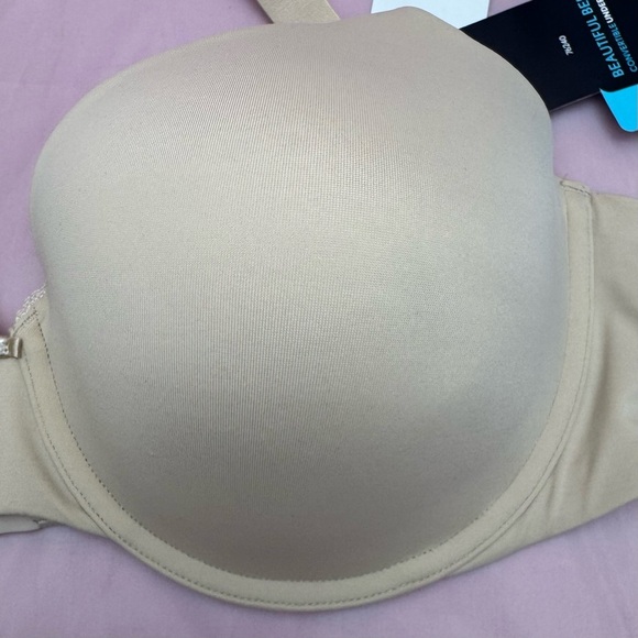 ✨ Vanity Fair Age Defying Lift Bra 42C Beige Convertible Underwire Full Figure ✨ - Picture 4 of 13